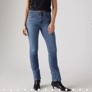 Levi's Premium High Rise Slim Straight Women's Jeans 30 Medium Wash